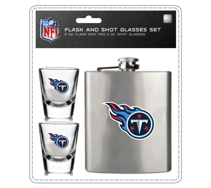 Mojo Licensing NFL Flask Set - 1 Flask and 2 Shot Glasses — View 59