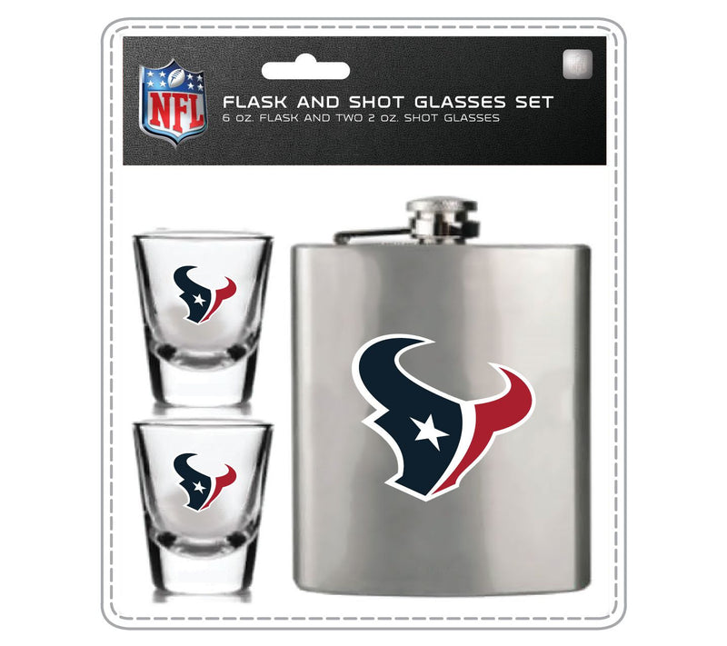Mojo Licensing NFL Flask Set - 1 Flask and 2 Shot Glasses — View 61