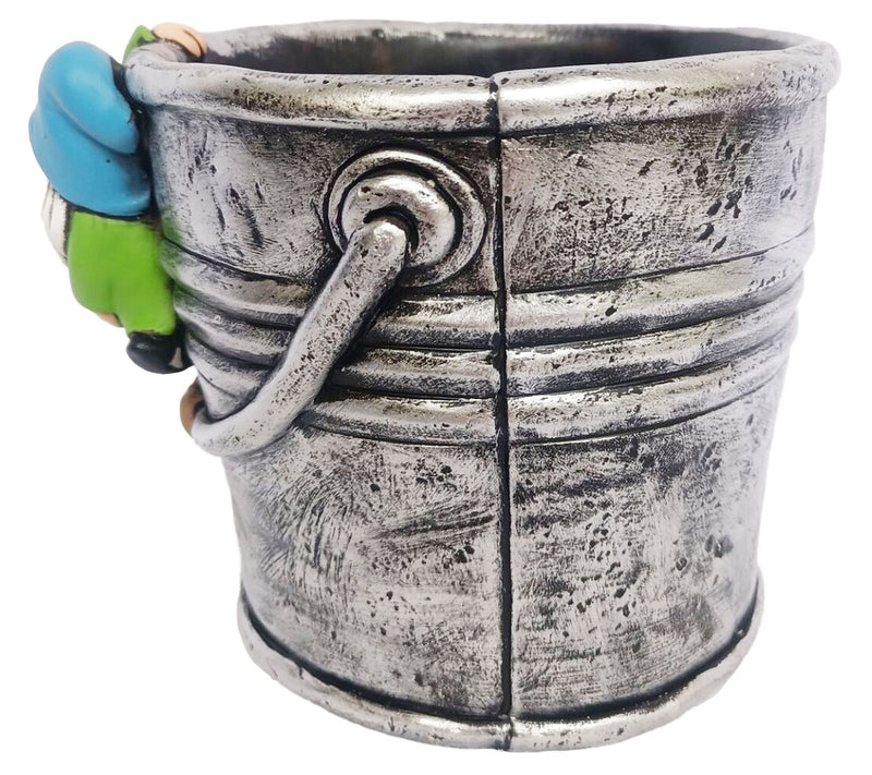 Santa's Workshop 6.6" Cement Gnome Pot — View 4