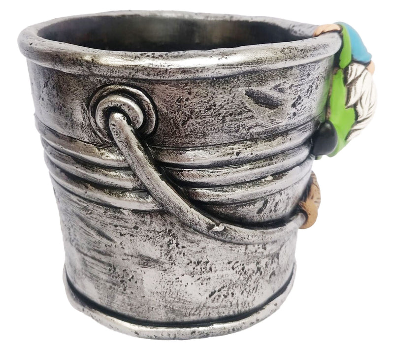 Santa's Workshop 6.6" Cement Gnome Pot — View 5