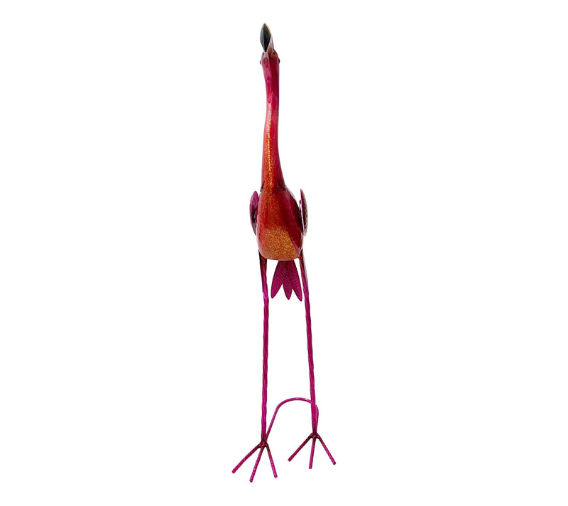 Santa's Workshop 23" Iron Dark Pink Flamingo — View 6