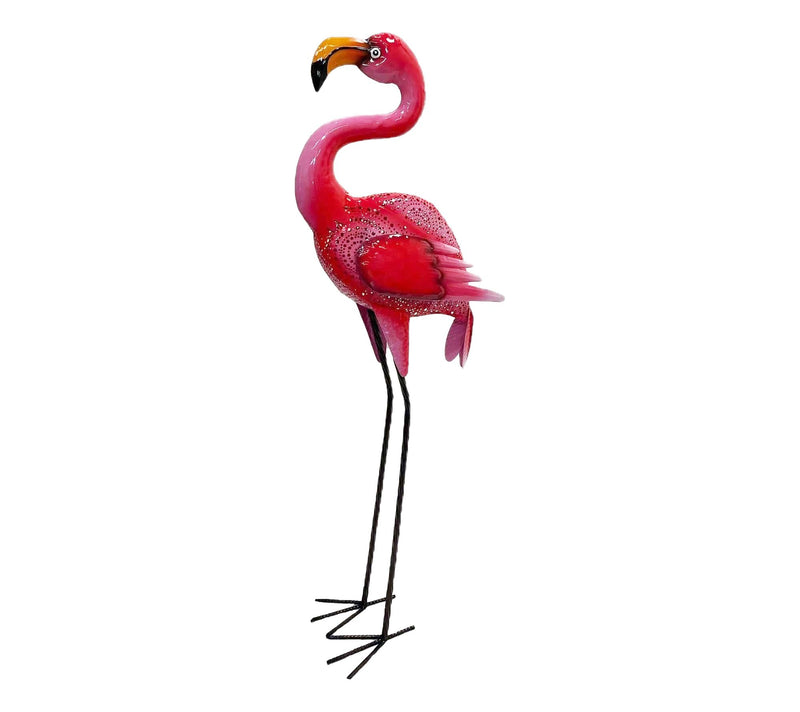 Santa's Workshop 34.75" Iron Dark Pink Flamingo — View 3