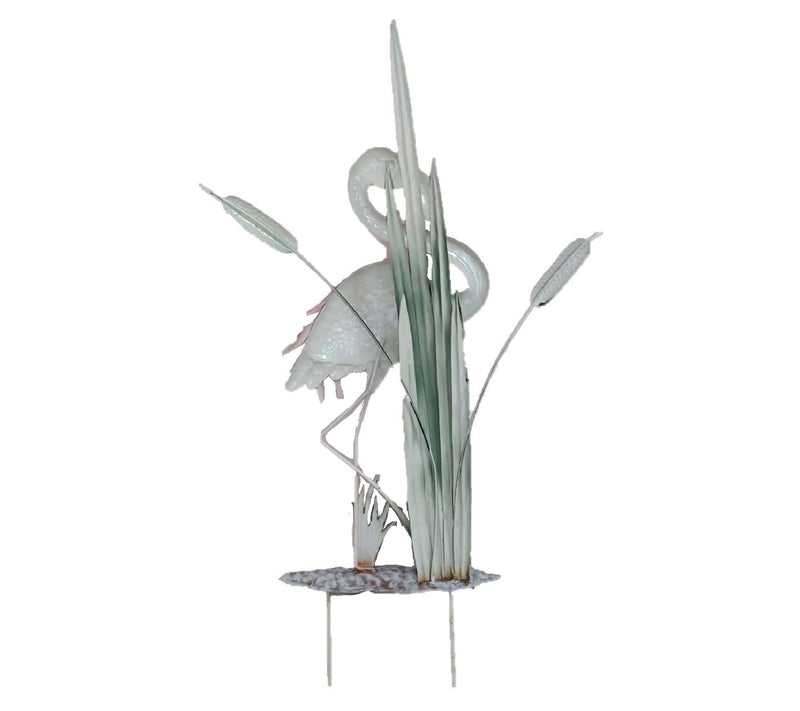 Santa's Workshop 21.7" Iron Flamingo Stake — View 4