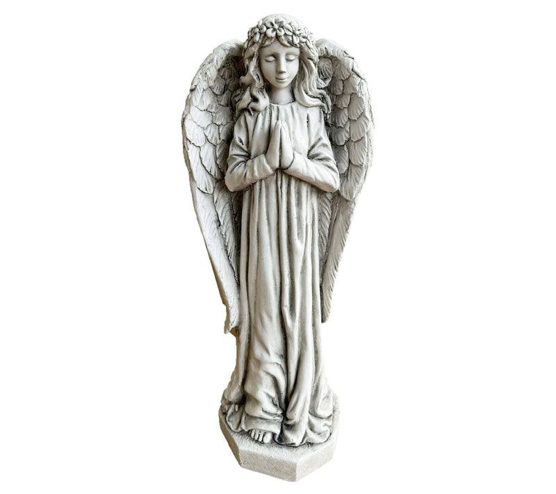 Santa's Workshop 16" Cold Cast Angel Praying — Main view