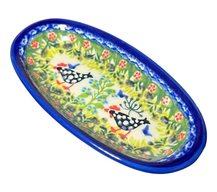Lidia's Polish Pottery Mini Olive Dish — Main view