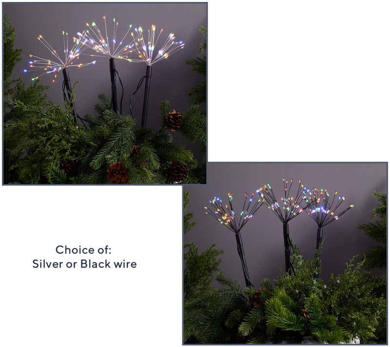 "As Is" Bethlehem Lights Set of 3 Mini Starburst Stake Lights — View 8