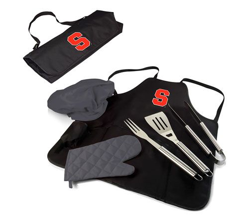 Oniva NCAA BBQ Apron Tote Pro Grill Set — View 100