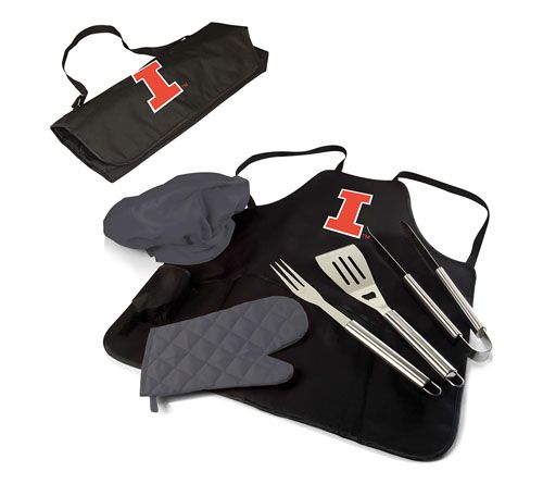 Oniva NCAA BBQ Apron Tote Pro Grill Set — View 52