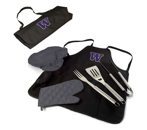Oniva NCAA BBQ Apron Tote Pro Grill Set — View 124