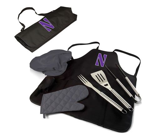 Oniva NCAA BBQ Apron Tote Pro Grill Set — View 82