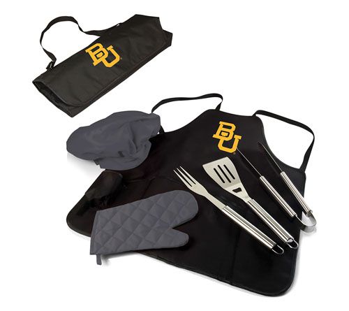 Oniva NCAA BBQ Apron Tote Pro Grill Set — View 12