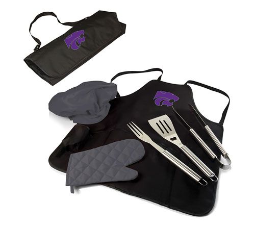 Oniva NCAA BBQ Apron Tote Pro Grill Set — View 60