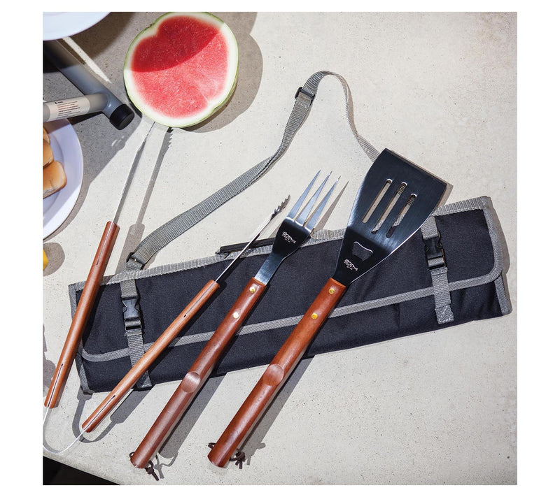 Oniva NCAA 3-Piece BBQ Tote & Grill Set — View 4