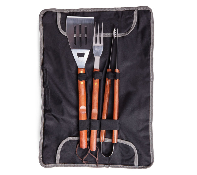 Oniva NCAA 3-Piece BBQ Tote & Grill Set — View 3