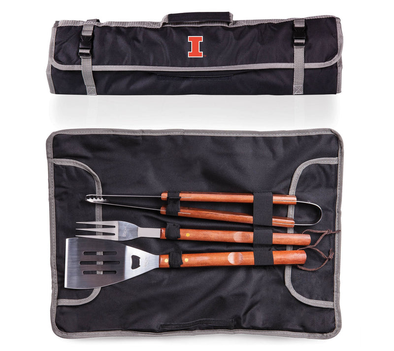 Oniva NCAA 3-Piece BBQ Tote & Grill Set — View 32