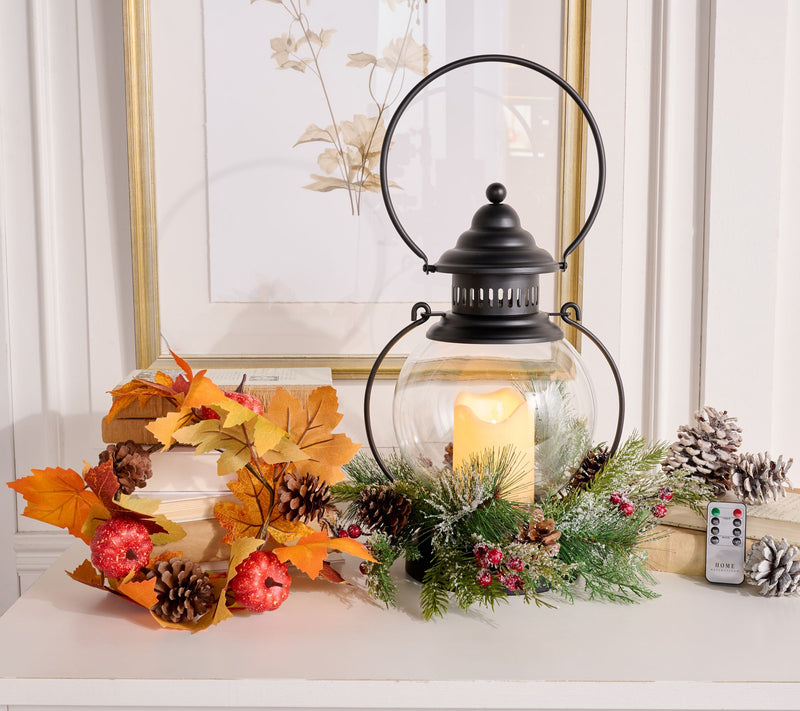 Home Reflections Indoor/Outdoor 16" Hanging Lantern — View 15
