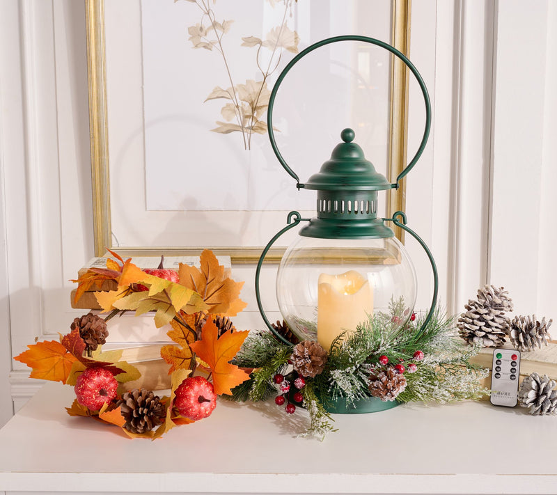 Home Reflections Indoor/Outdoor 16" Hanging Lantern — View 17