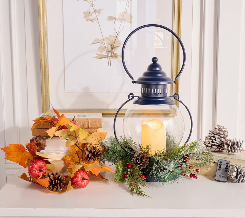 Home Reflections Indoor/Outdoor 16" Hanging Lantern — View 19