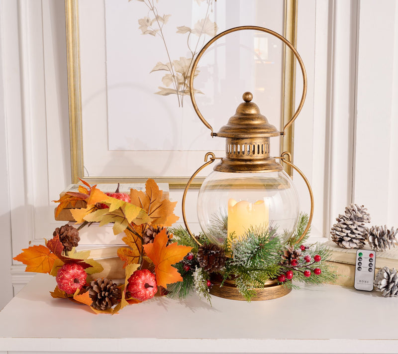 Home Reflections Indoor/Outdoor 16" Hanging Lantern — Main view