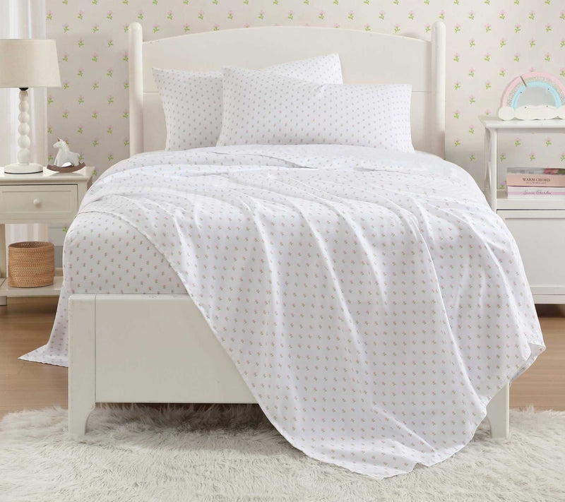Laura Ashley Wood Violet Twin Xl Sheet Set — View 2