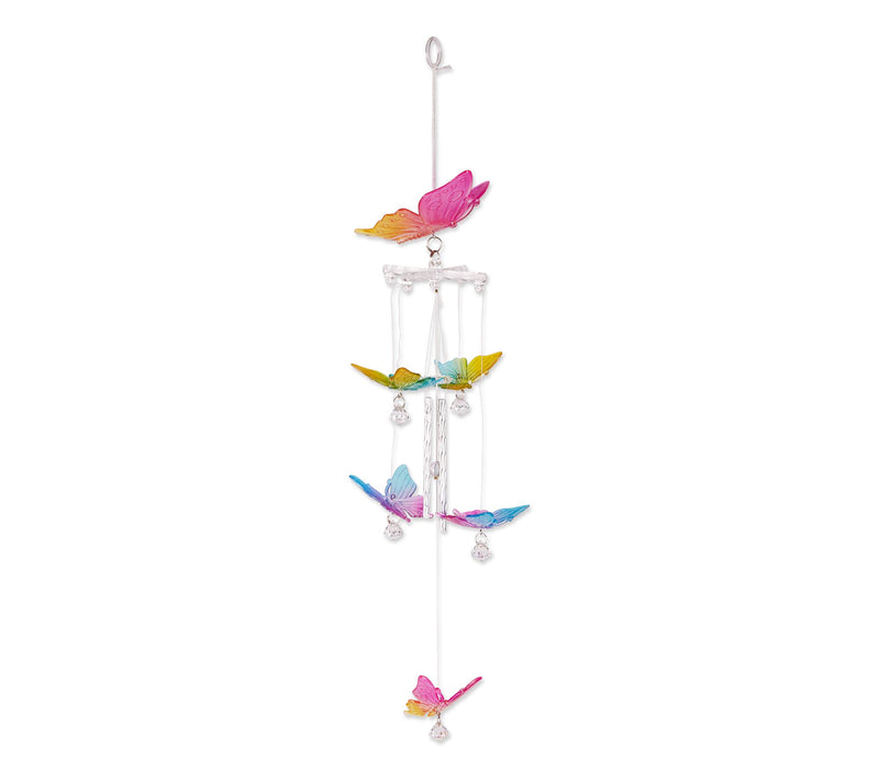 Zingz & Thingz Rainbow Butterfly Wind Chimes — View 8