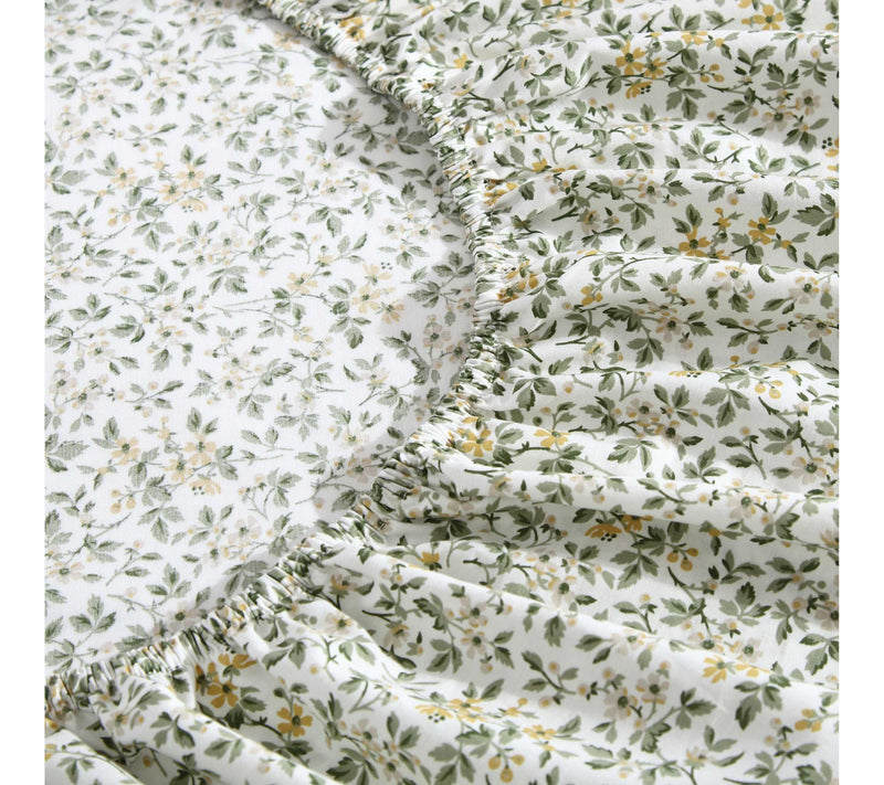 Laura Ashley Tierney Green Twin Sheet Set — View 5