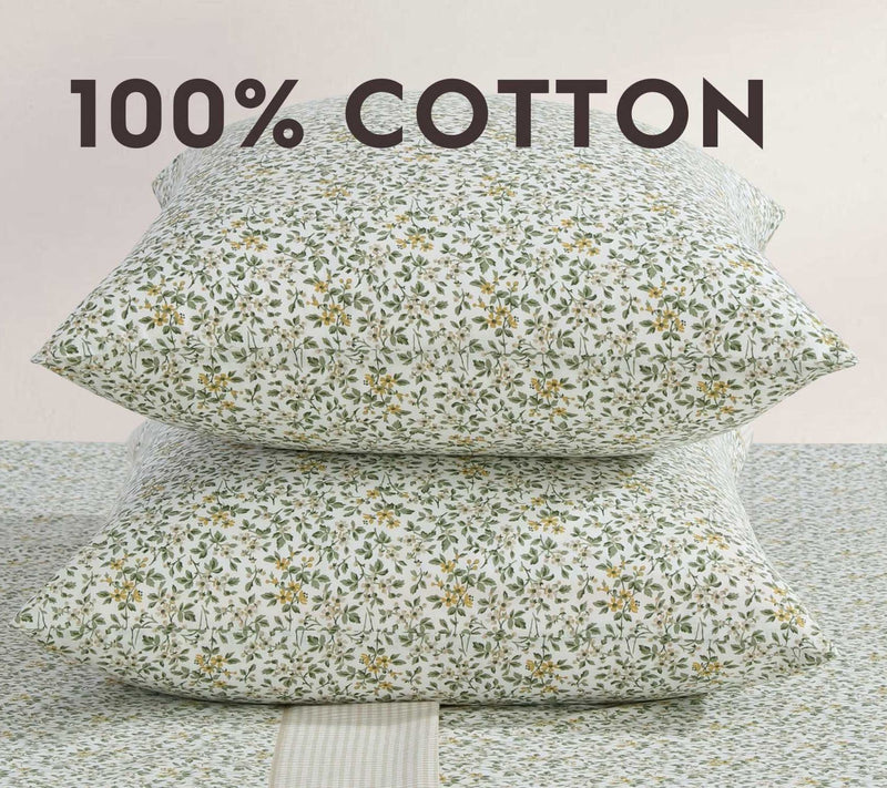 Laura Ashley Tierney Green Twin Sheet Set — View 7