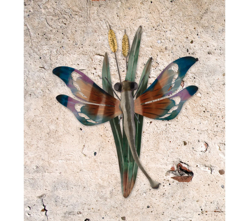 Regal Art & Gift Metallic Blue Dragonfly Wall Decor — View 2