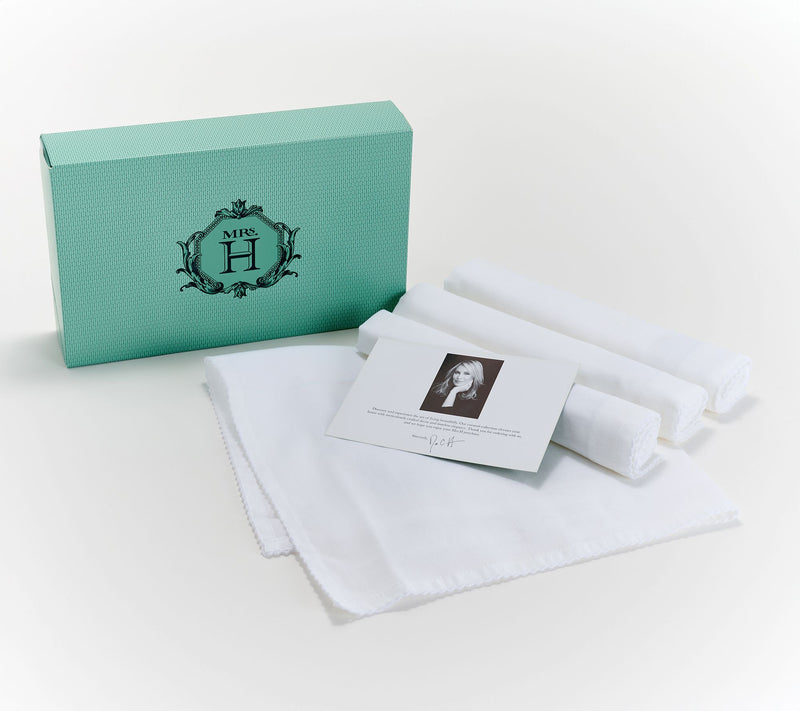 Mrs. H by Dee Hilfiger Set of 4 100% Cotton Square Napkins — Main view