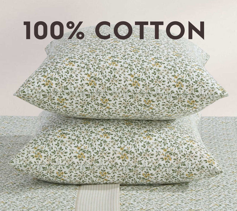 Laura Ashley Tierney Green King Sheet Set — View 7