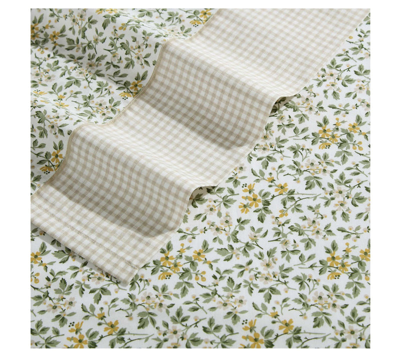 Laura Ashley Tierney Green Queen Sheet Set — View 4