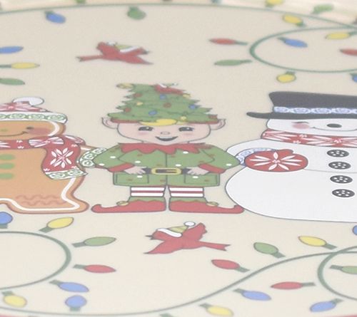 Temp-tations Seasonal 10" Holiday Cake Plate — View 2