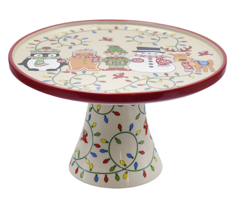 Temp-tations Seasonal 10" Holiday Cake Plate — View 6