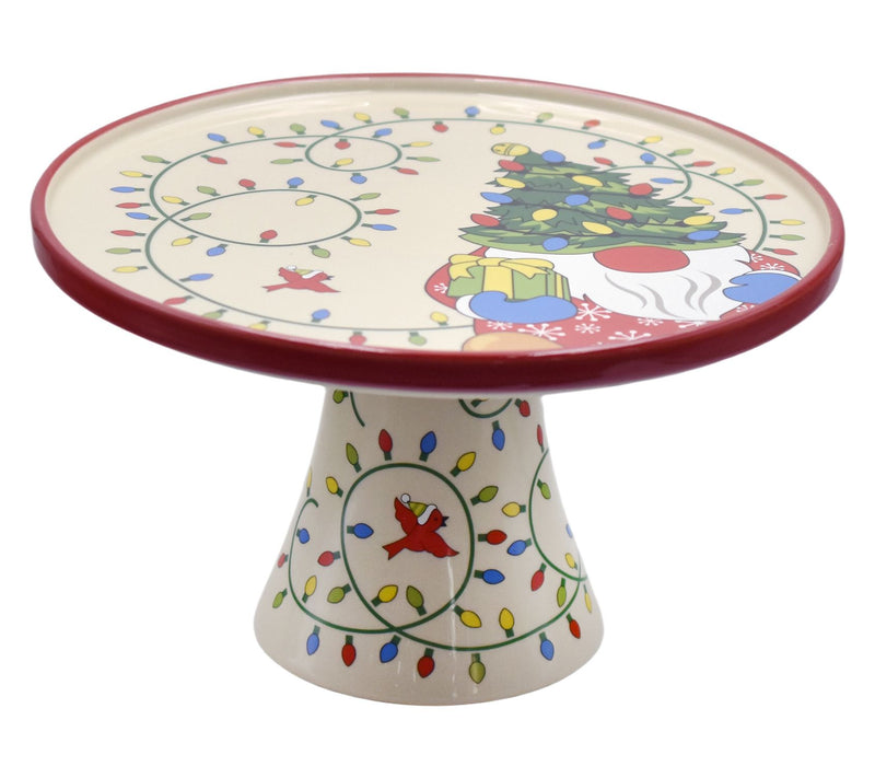 Temp-tations Seasonal 10" Holiday Cake Plate — View 8