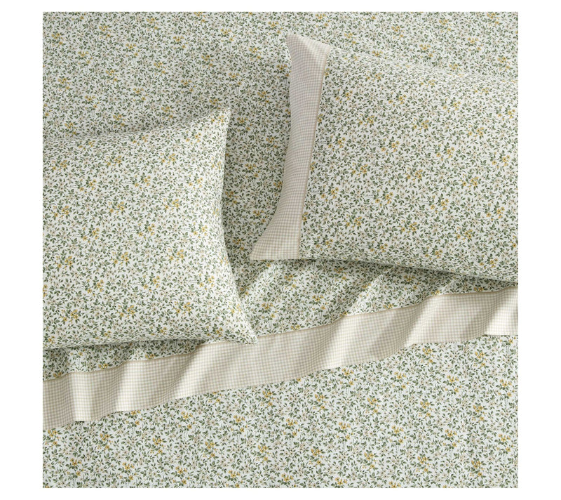 Laura Ashley Tierney Green Full Sheet Set — View 3