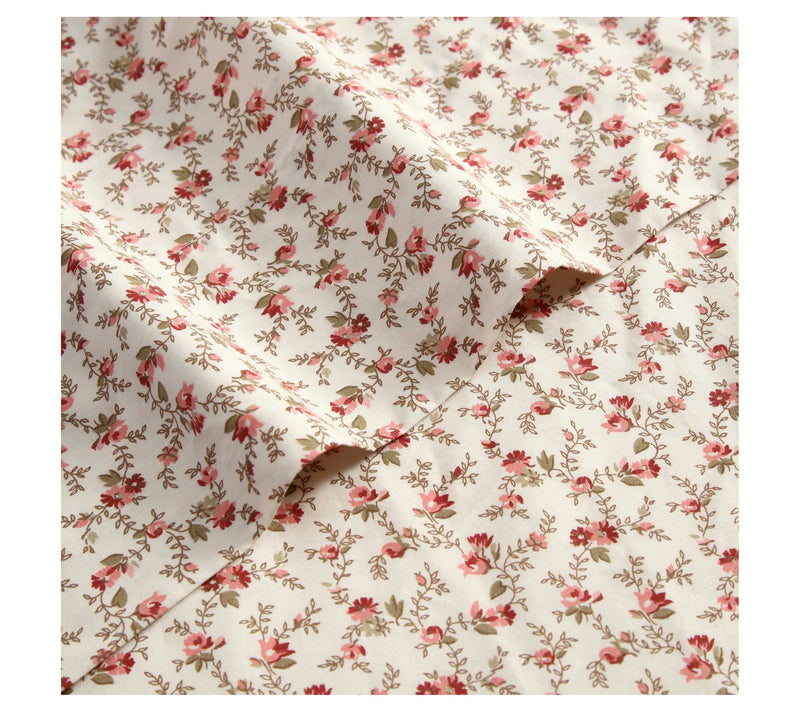 Laura Ashley Sweet Success Pink Twin Sheet Set — View 4