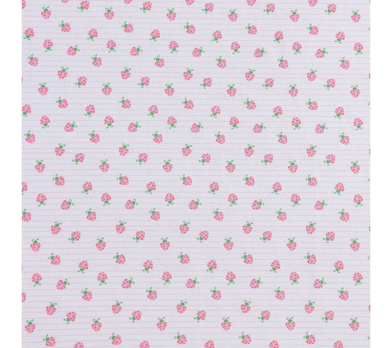 Laura Ashley Sweet Lady Bugs Pink-Green Full Sheet Set — View 6