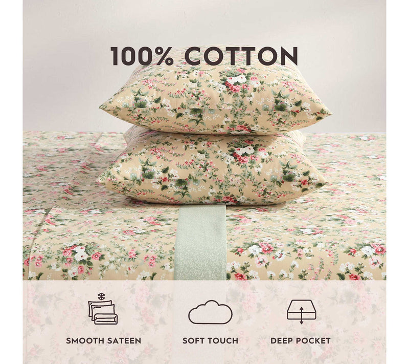 Laura Ashley Serene Dream Twin Sheet Set — View 8