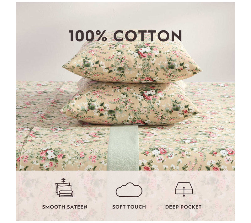 Laura Ashley Serene Dream Full Sheet Set — View 8