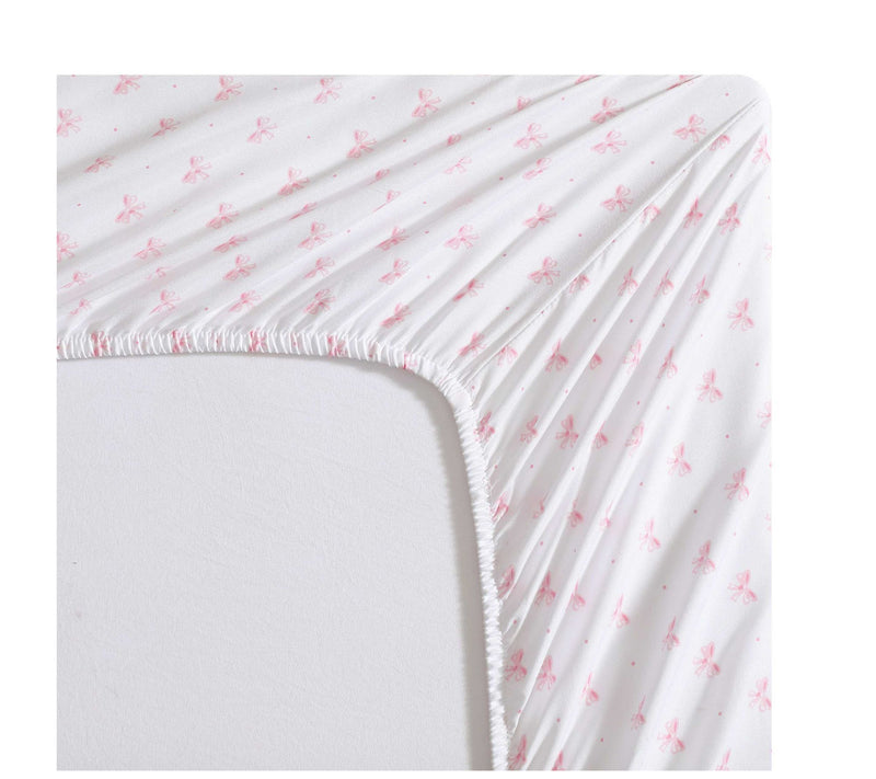 Laura Ashley Lovely Bows Pink Queen Sheet Set — View 4