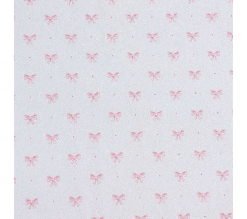 Laura Ashley Lovely Bows Pink Full Sheet Set — View 7