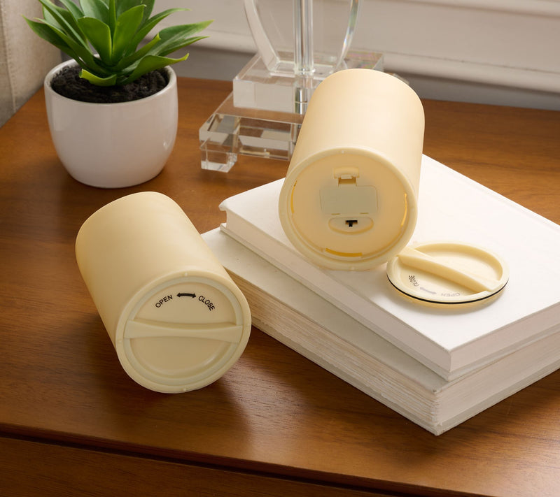 Lightscapes S/2 Swirl Light Indoor/Outdoor Flameless Candles — View 6