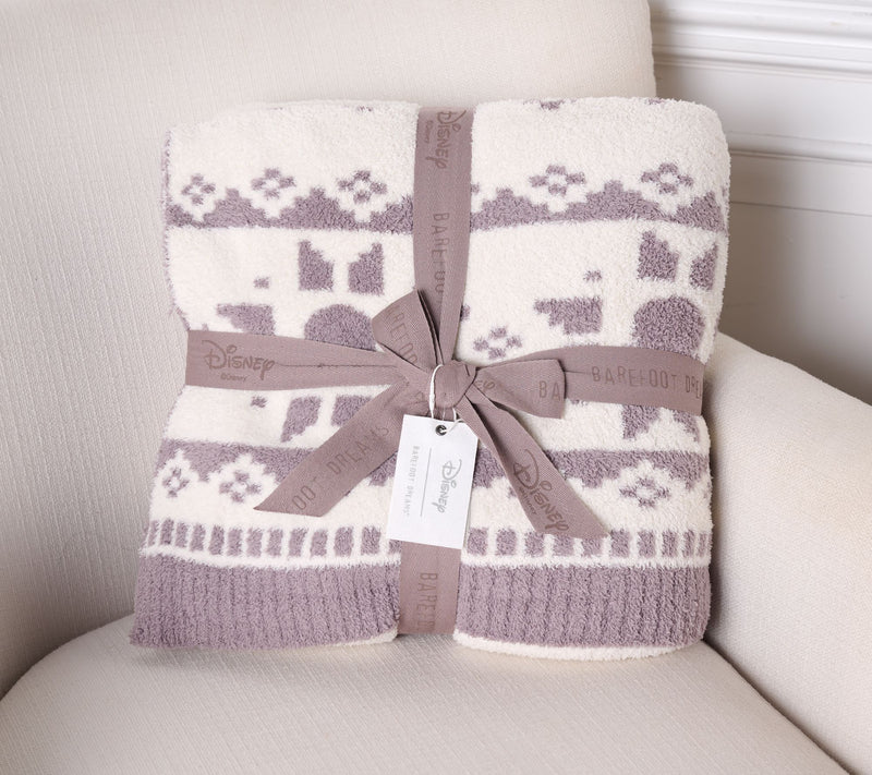 Barefoot Dreams CozyChic Disney Mickey Fair Isle Throw — View 8
