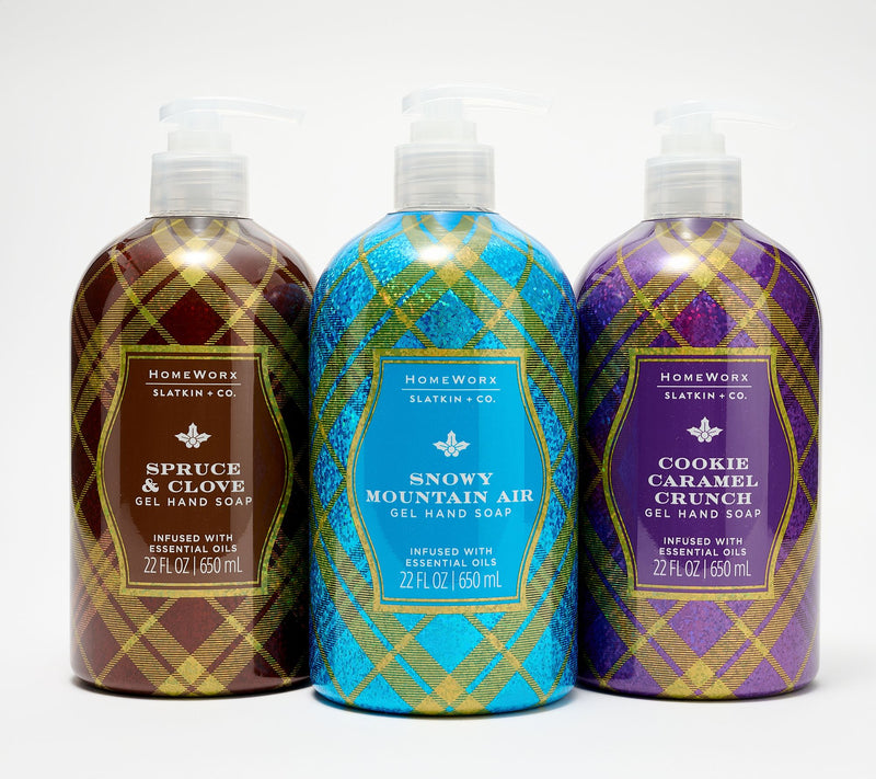 HomeWorx by Slatkin + Co. S/3 22oz Hand Soaps — Main view