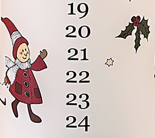 Home Reflections S/2 Flameless Advent Pillar Candle — View 4