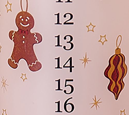 Home Reflections S/2 Flameless Advent Pillar Candle — View 2