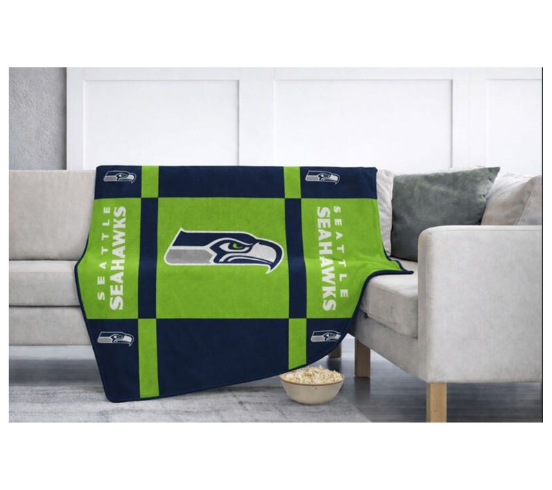 NFL 60" x 70" Reverse Block Plush Throw by Pegasus Sports — View 3