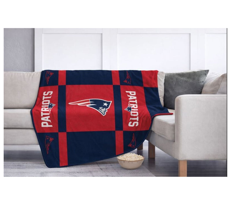 NFL 60" x 70" Reverse Block Plush Throw by Pegasus Sports — View 2
