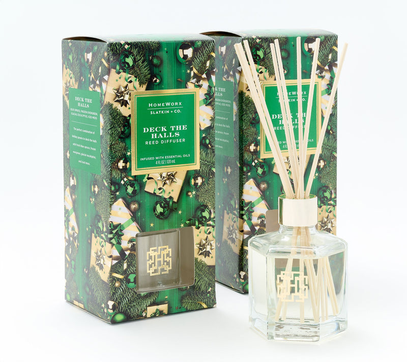 HomeWorx by Slatkin + Co. Set of 2 Fa La La La Reed Diffusers — Main view