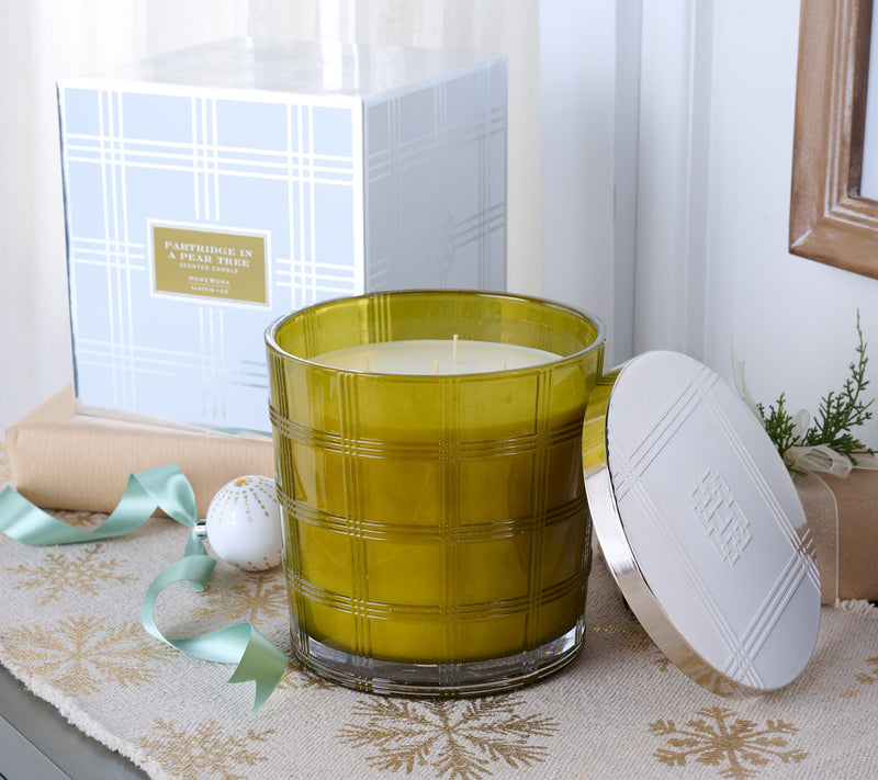 HomeWorx by Slatkin + Co. 80oz Patridge in a Pear Tree Candle — View 2
